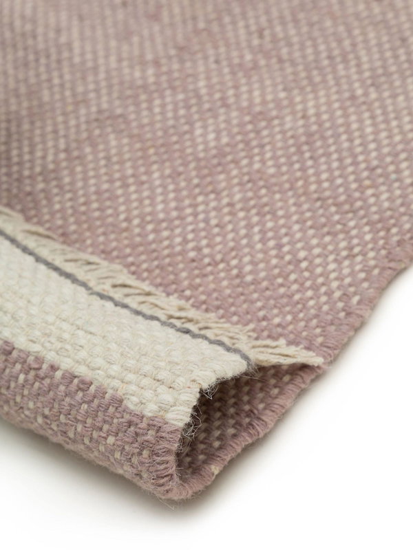 Design Wollteppich Karla Pink