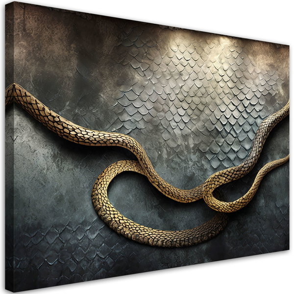 Kunstdruck auf Leinwand 'Serpent's Shadow'