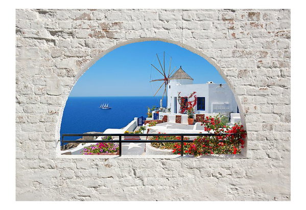 Tapete 'Summer in Santorini'