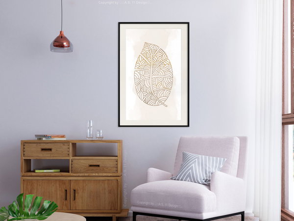 Poster 'Leaf Veins'