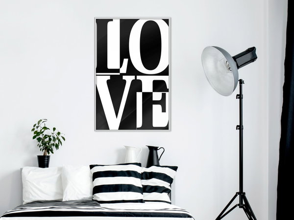 Poster 'Black and White Love'
