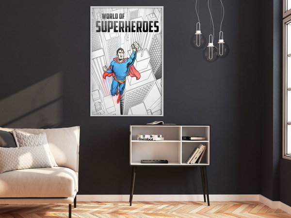Poster 'World of Superheroes'