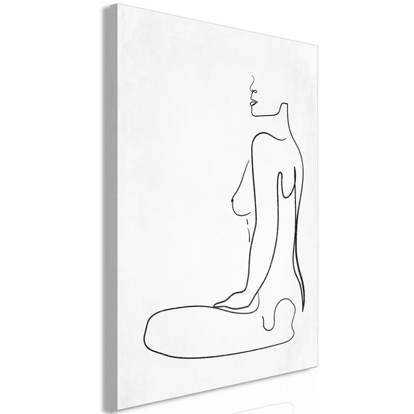 Impression sur toile 'Female Form Vertical'