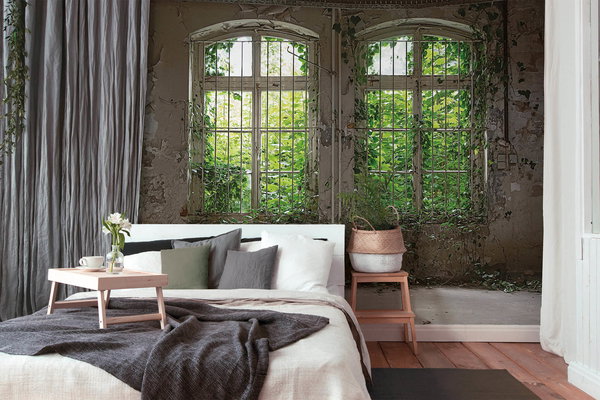 Tapete 'Old Window' 350x255cm