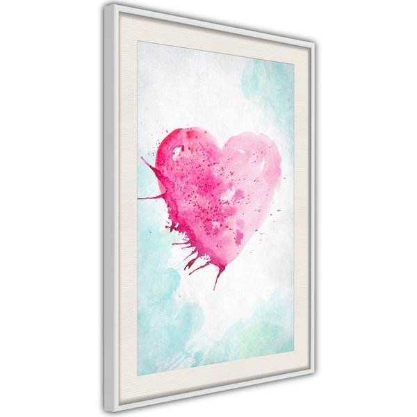 Poster 'Watercolour Heart'