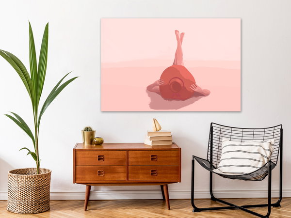 Art print on canvas 'Sun Bath Wide'