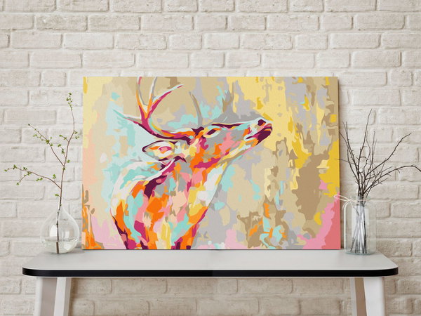 Malen nach Zahlen für Erwachsene 'Proud Deer'