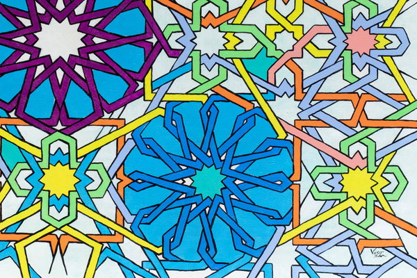 Couleurs appliquées généreusement