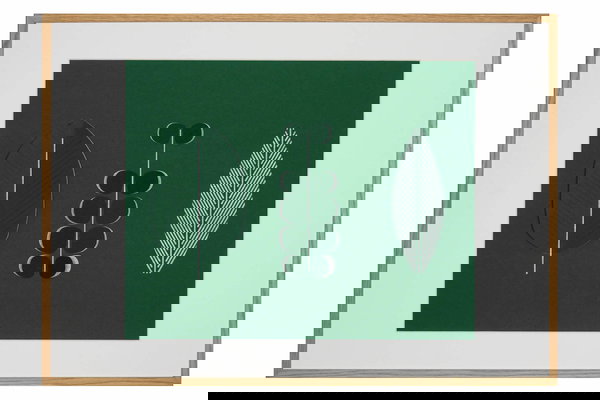 L'art du papier 'Green Leaves' 50x70cm