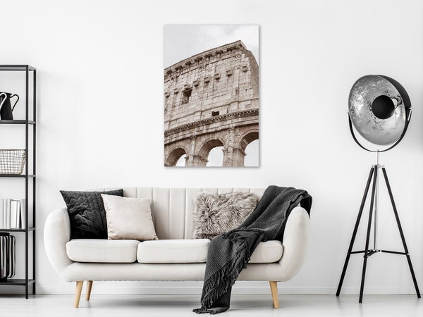 Kunstdruck auf Leinwand 'Colosseum Vertical'