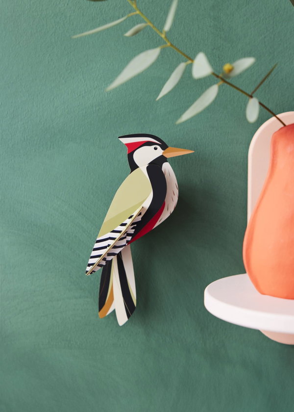Wanddeko Papier 'Specht'