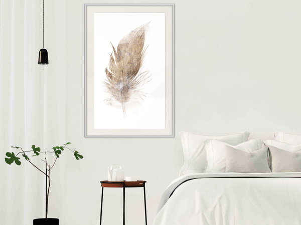 Poster 'Lost Feather (Beige)'