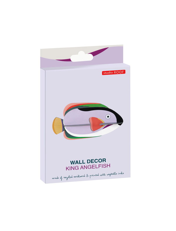 Wanddeko Papier 'Gedämpfter Kaiserfisch'