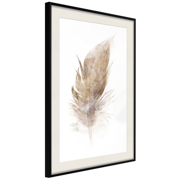 Poster 'Lost Feather (Beige)'
