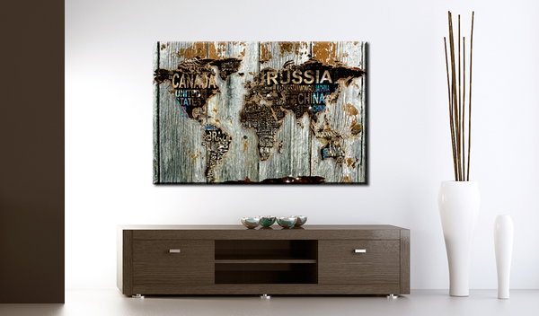 Pinnwand Bild 'Wooden Border'