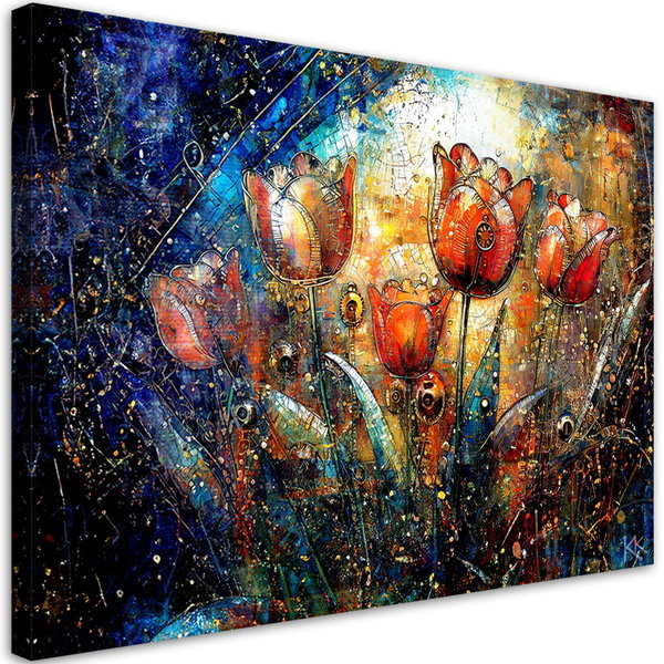 Kunstdruck auf Leinwand 'Blooming Symphony 4'