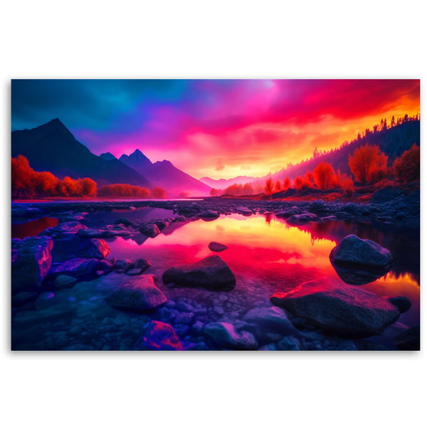 Canvas Poster 'Radiant Ocean Sunset 5'