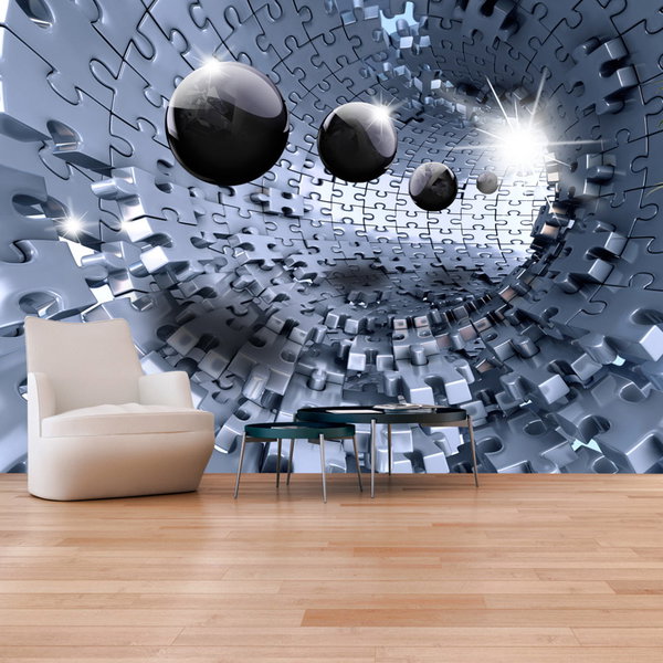 Selbstklebende Tapete 'Mysterious Tunnel'