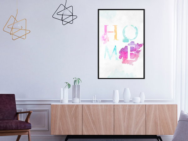 Poster 'Rainbow Home'