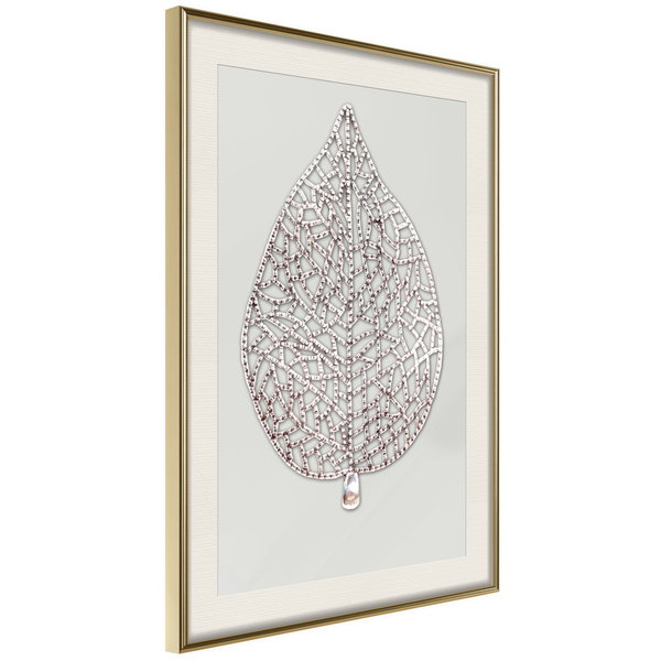 Poster 'Leaf-Shaped Pendant'