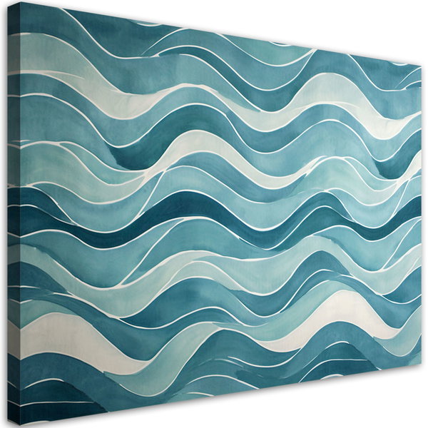 Kunstdruck auf Leinwand 'Oceanic Rhythm'