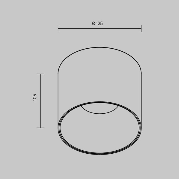 Deckenleuchte 'Alfa 48'