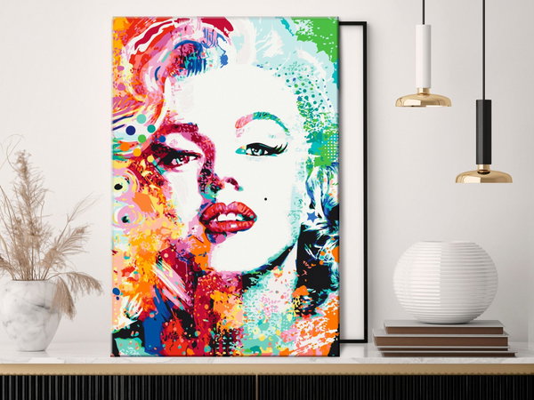 Malowanie po numerach dla dorosłych 'Charming Marilyn'