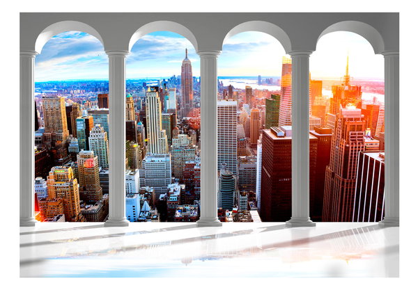 Tapete 'Pillars and New York'