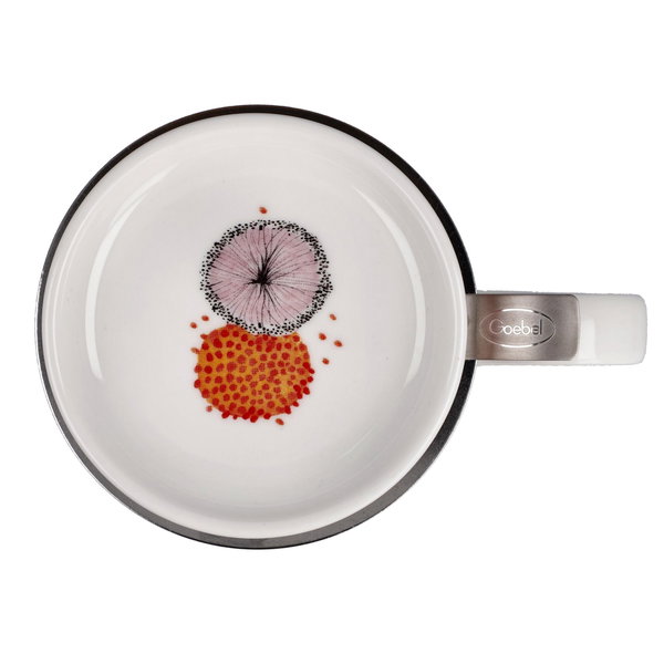 Goebel Teetasse mit Sieb und Deckel 'Soffioni'