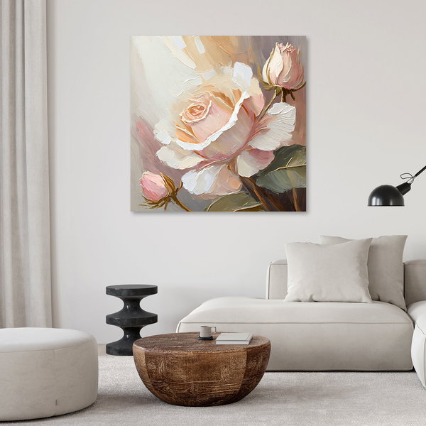 Kunstdruck auf Leinwand 'Symphony of Roses 1'