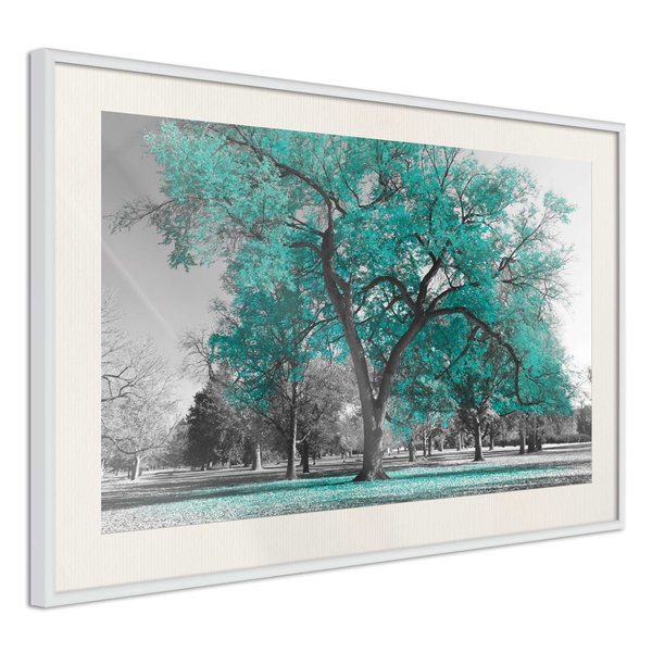 Poster 'Teal Tree'
