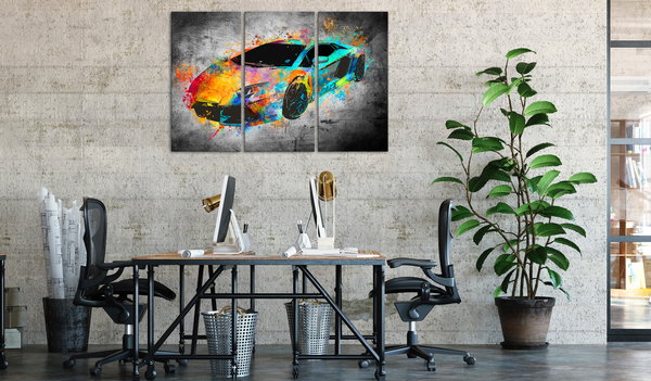 Kunstdruck auf Leinwand 'Aerodynamics (3-teilig)'