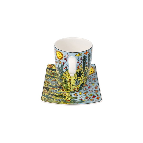 Goebel Becher mit Untertasse 'Desert Life'