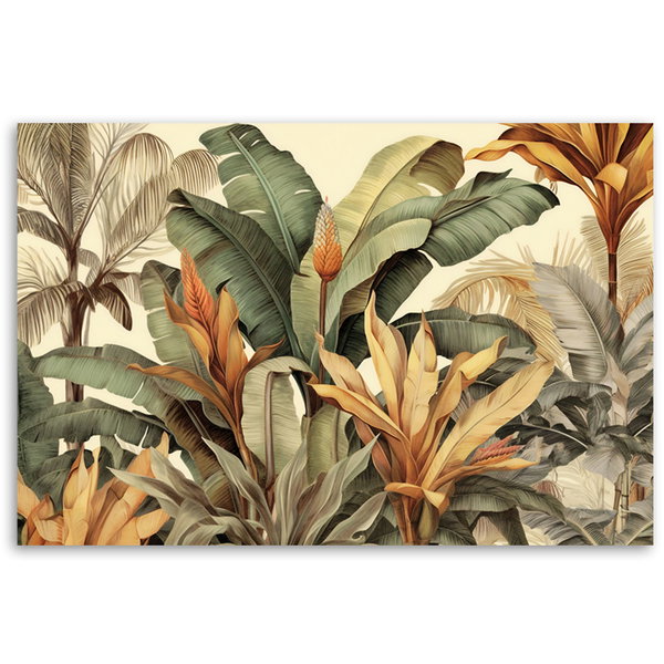 Kunstdruck auf Leinwand 'Tropical Elegance'
