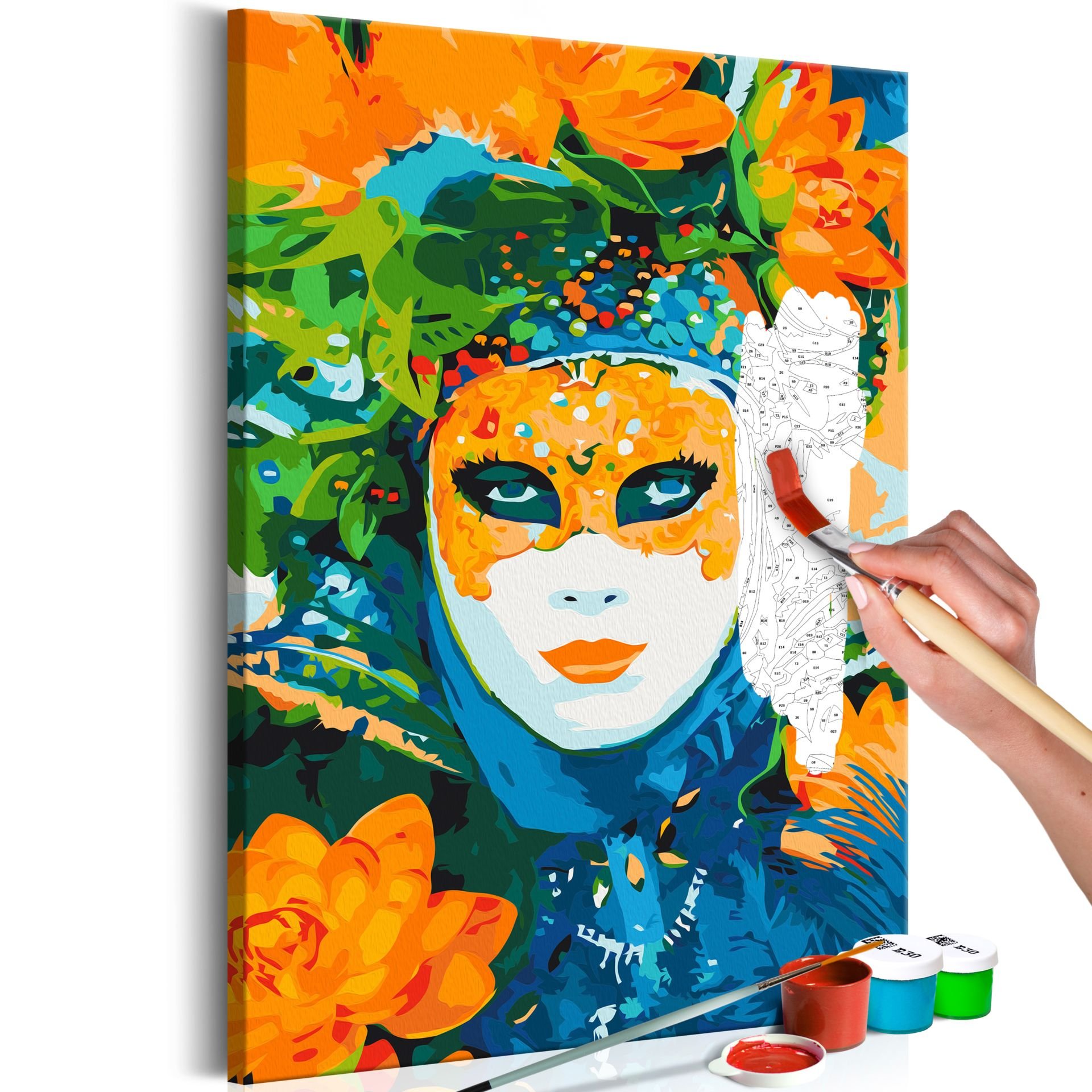 Malen nach Zahlen 'Venetian Mask' bestellen | KunstLoft