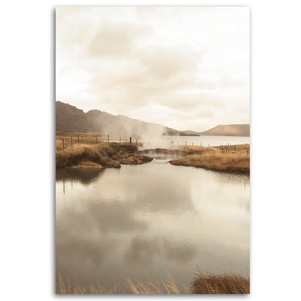 Impression sur toile 'Calm Spring Landscape'