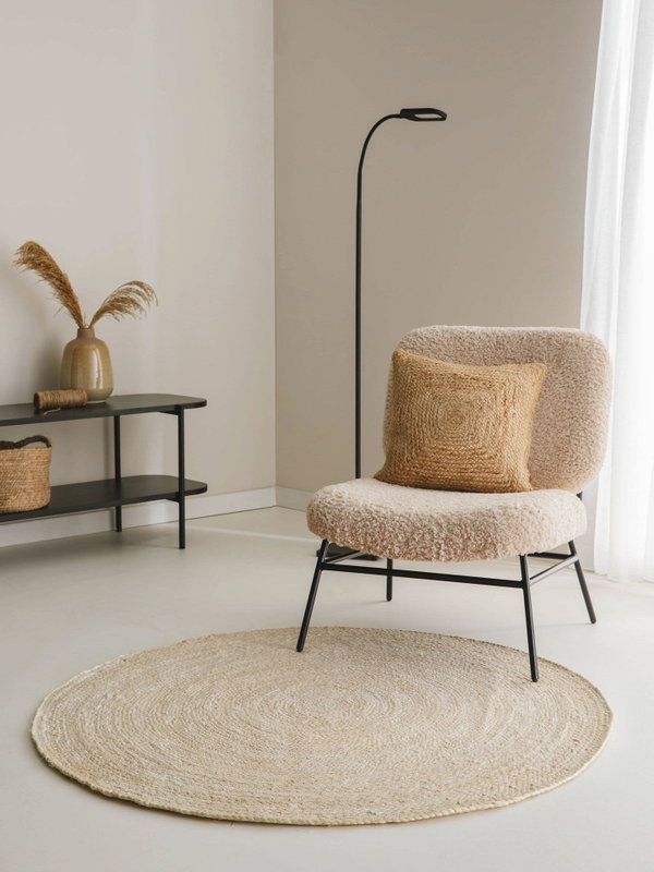 Design Juteteppich Jutta Beige