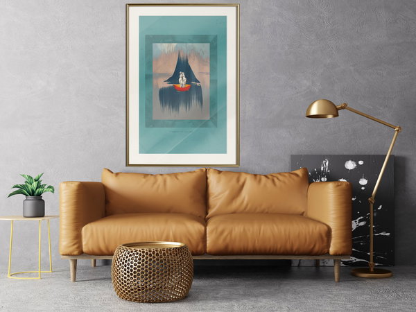 Poster 'Couple On Boat'