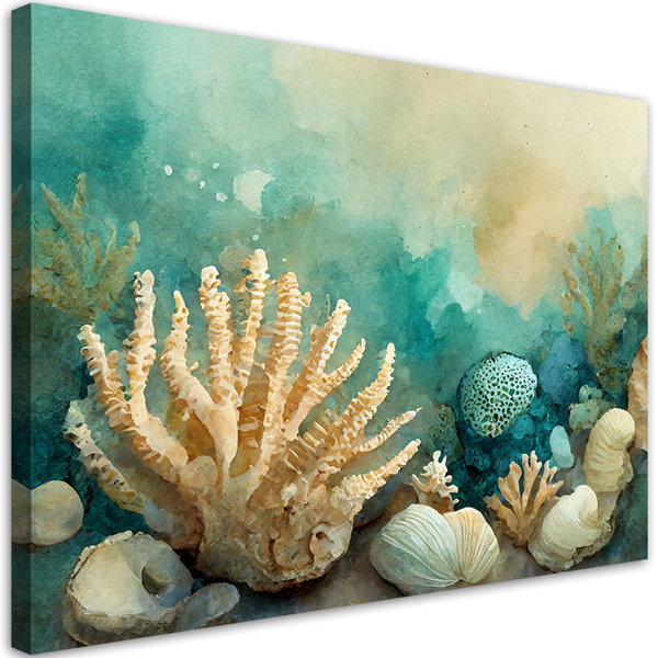 Kunstdruck auf Leinwand 'Ocean Echoes 3'