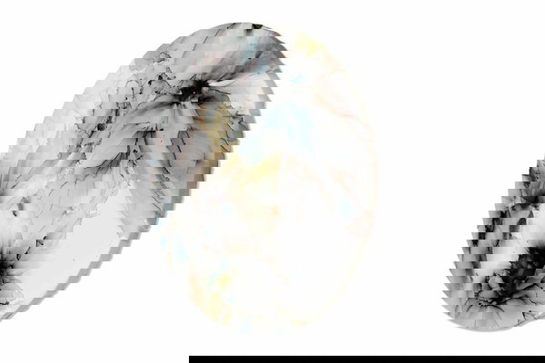 Pintura redonda 'Whisper Blooms'