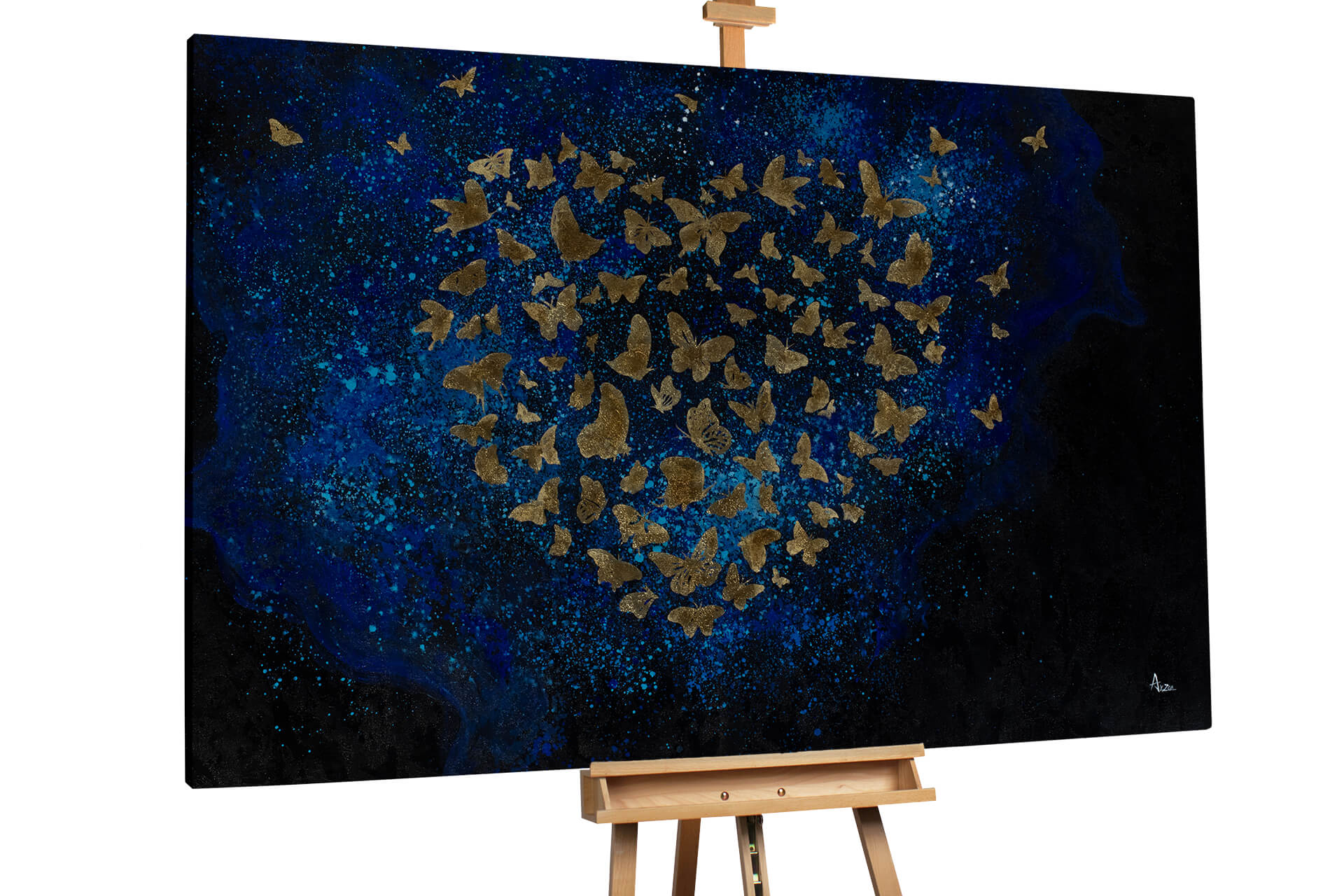 Buy oil painting 'Heart of Butterflies' | KunstLoft