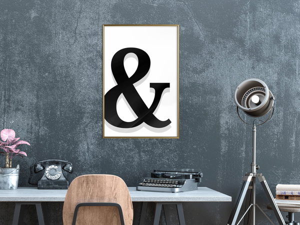 Poster 'Decorative Letter'