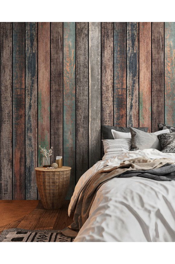 Tapete 'Rustic Planks' 159x280cm