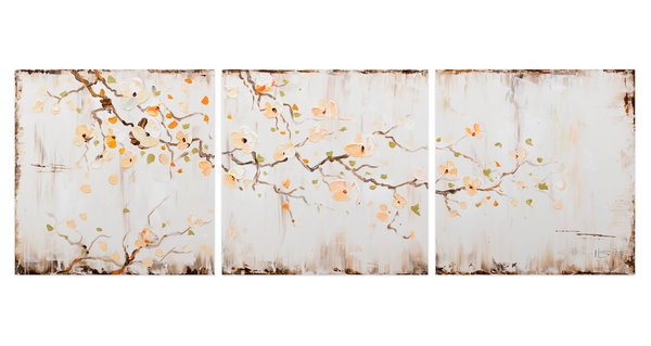 Acryl Gemälde 'Trinity of Threesome' 150x50cm