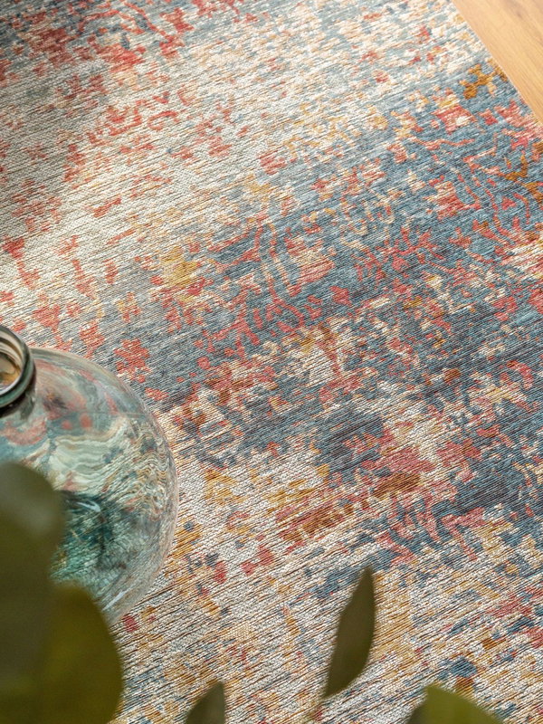 Design Läufer Frencie Blau