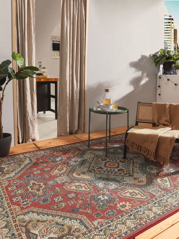 Design In- &amp; Outdoor-Teppich Mirena Bunt