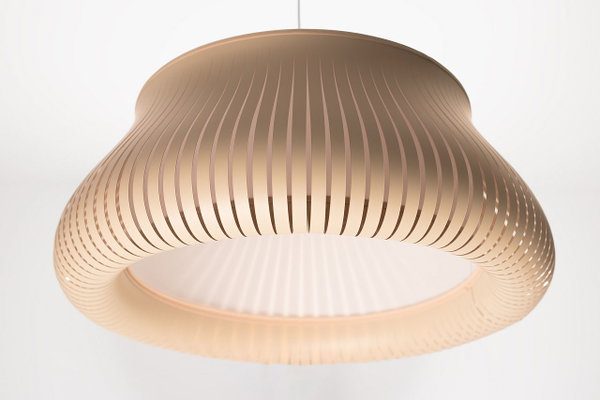Suspension luminaire 'Oblo Calm Aura 1'