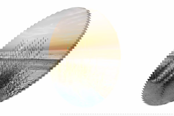 Quadro rotondo 'Dune Serenity'