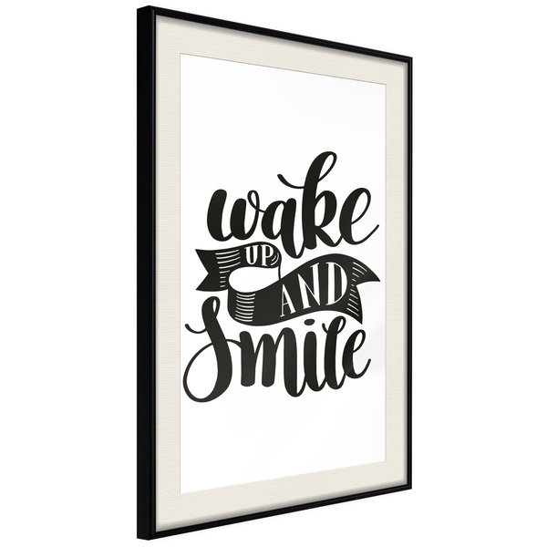 Poster 'Wake up and Smile'