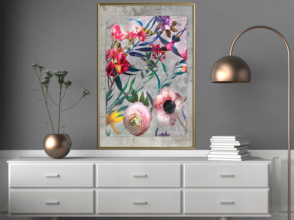 Poster 'Rustic Flowers'